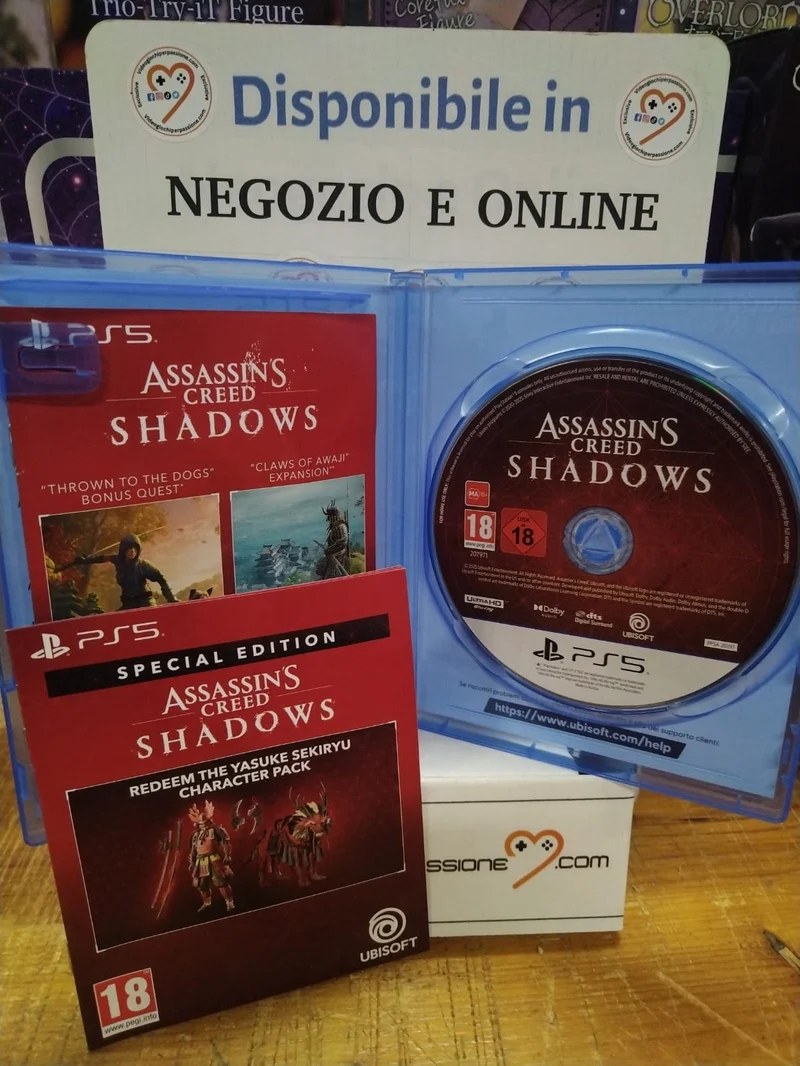 Assassin's Creed Shadows Playstation 5 (usato garantito)(versione italiana)
