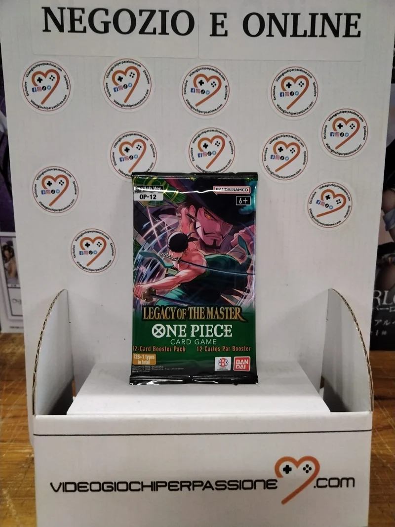 One Piece CARD GAME TCG: Legacy of The Master (OP-12)-1 confezioni