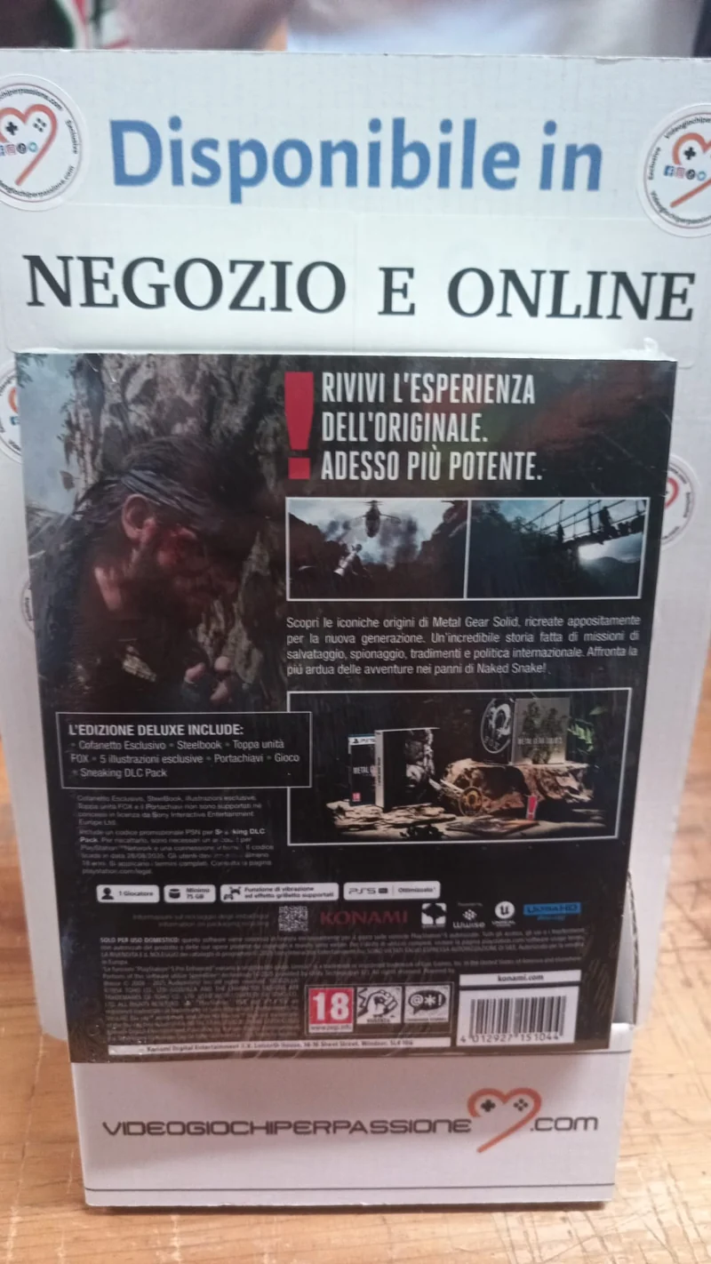 Metal Gear Solid Delta: Snake Eater (Deluxe Edition) Playstation 5 Edizione Italiana