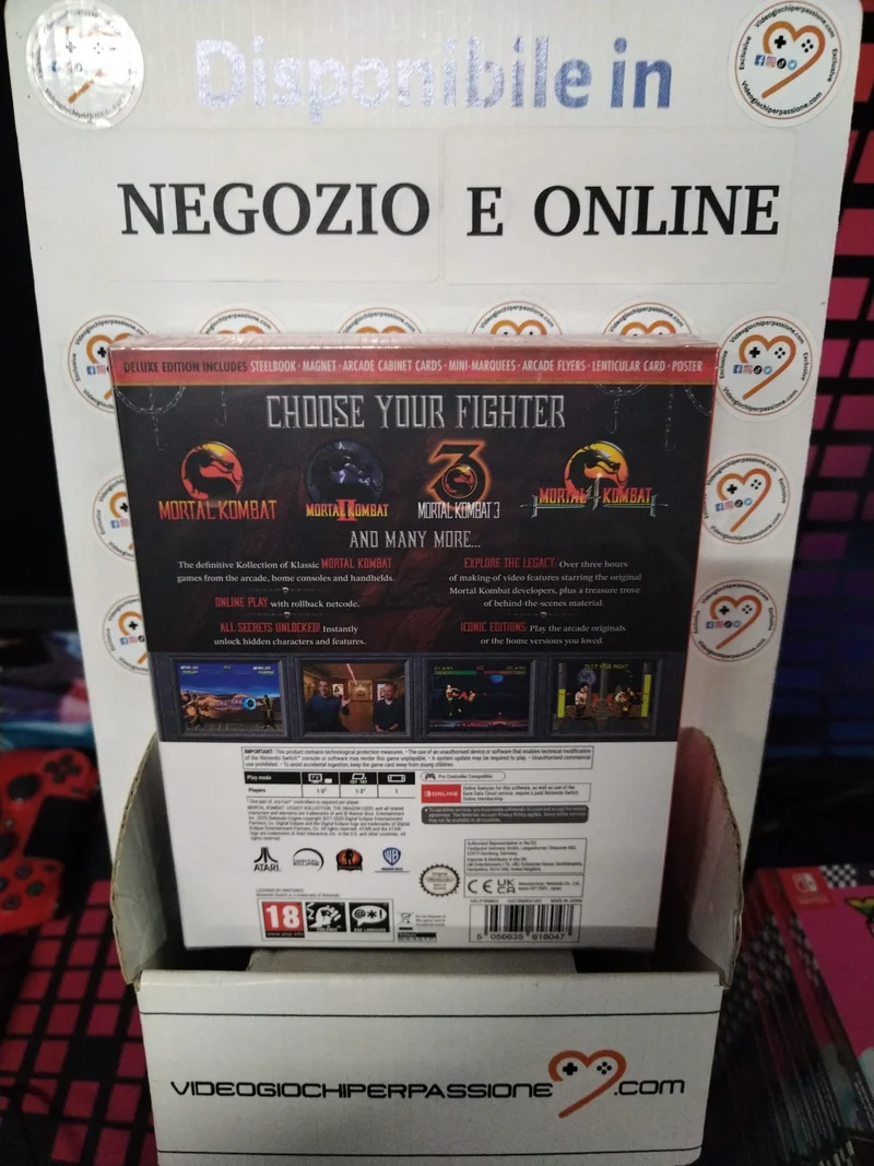 Mortal Kombat: Legacy Kollection Deluxe Edition Nintendo Switch Edizione Europea