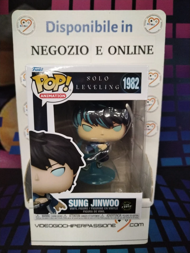 Funko Pop! Animation: Solo Leveling - Sung Jinwoo -Variante Chase-1982C