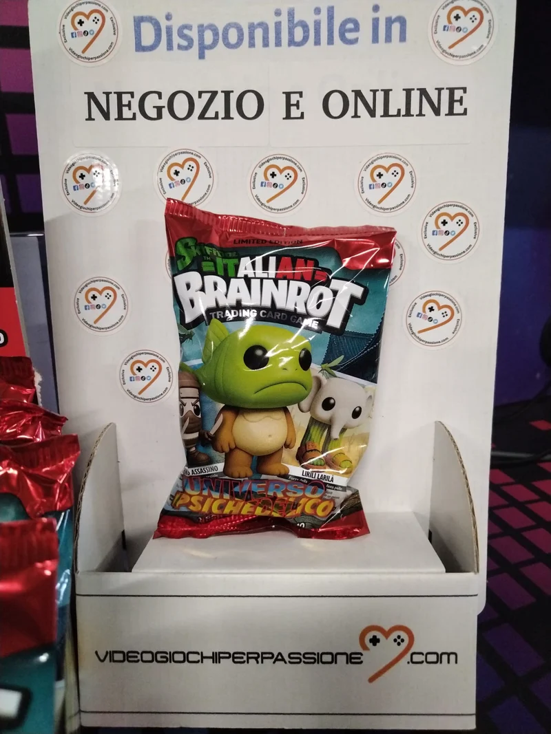 Skifidol Italian Brainrot - Bustina a Sorpresa con Portachiave + 1 Carta da Gioco