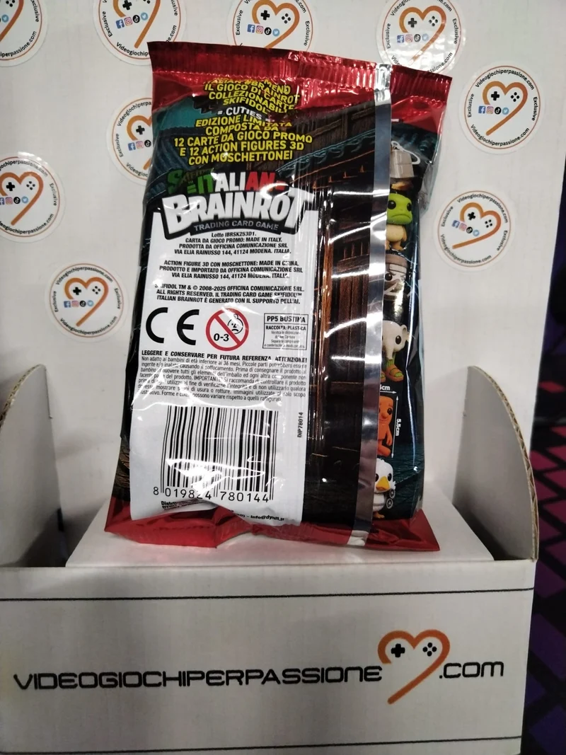 Skifidol Italian Brainrot - Bustina a Sorpresa con Portachiave + 1 Carta da Gioco