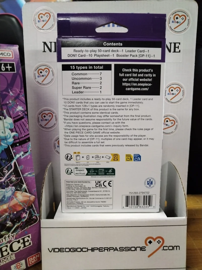 One Piece Card Game - STARTER DECK -PURPLE/BLACK Monkey.D.Luffy- [ST-26] -eng