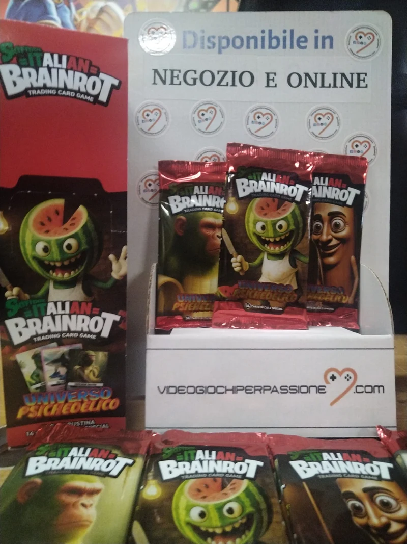 Skifidol Italian Brainrot: Universo Psichedelico -1 Busta (14 Carte)(di cui 2 special)