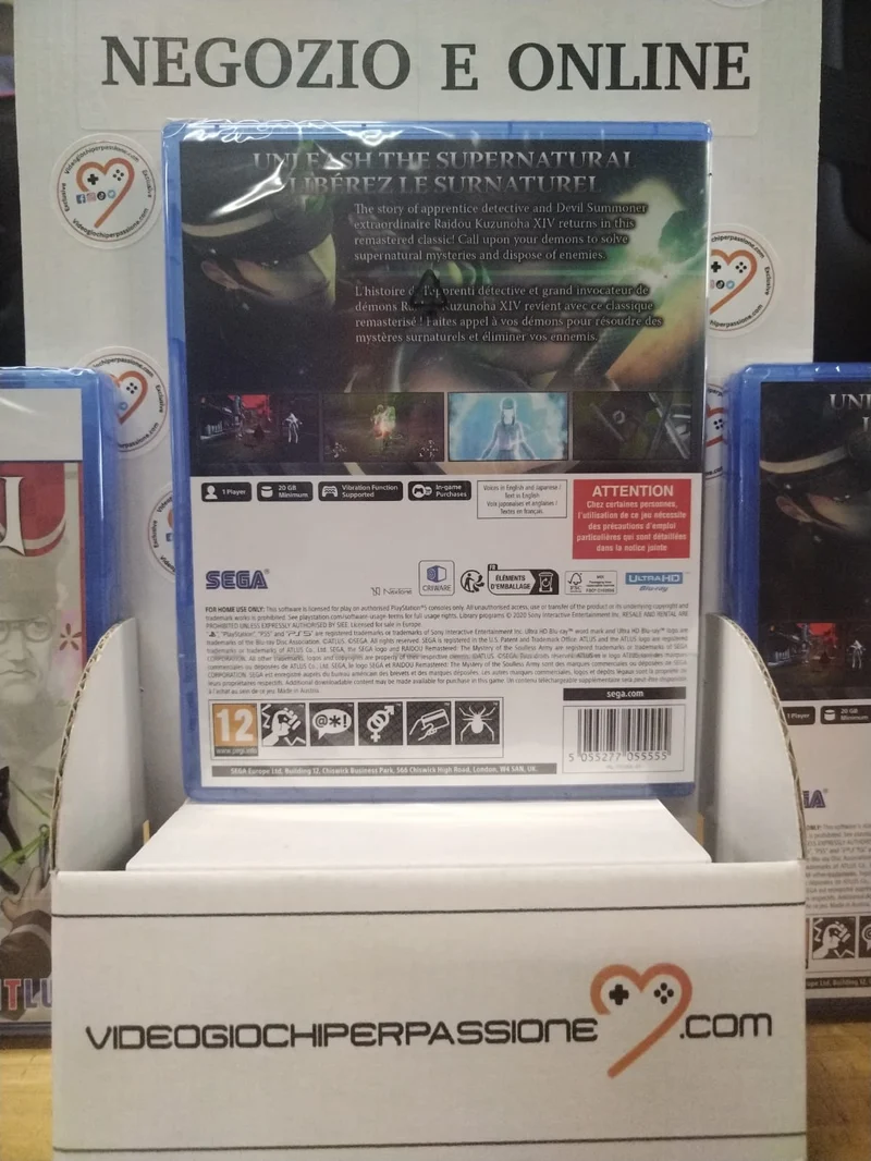 RAIDOU Remastered: The Mystery of the Soulless Army PS5 (versione europea)