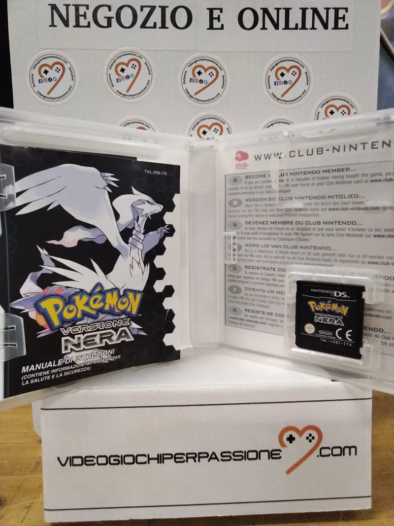 Pokemon versione nera NINTENDO DS (usato garantito)(versione italiana)