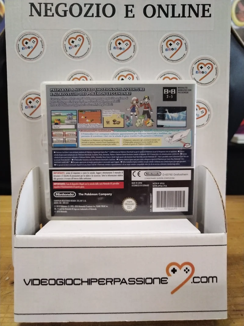 Pokemon versione argento Soul Silver NINTENDO DS (usato garantito)(versione italiana)