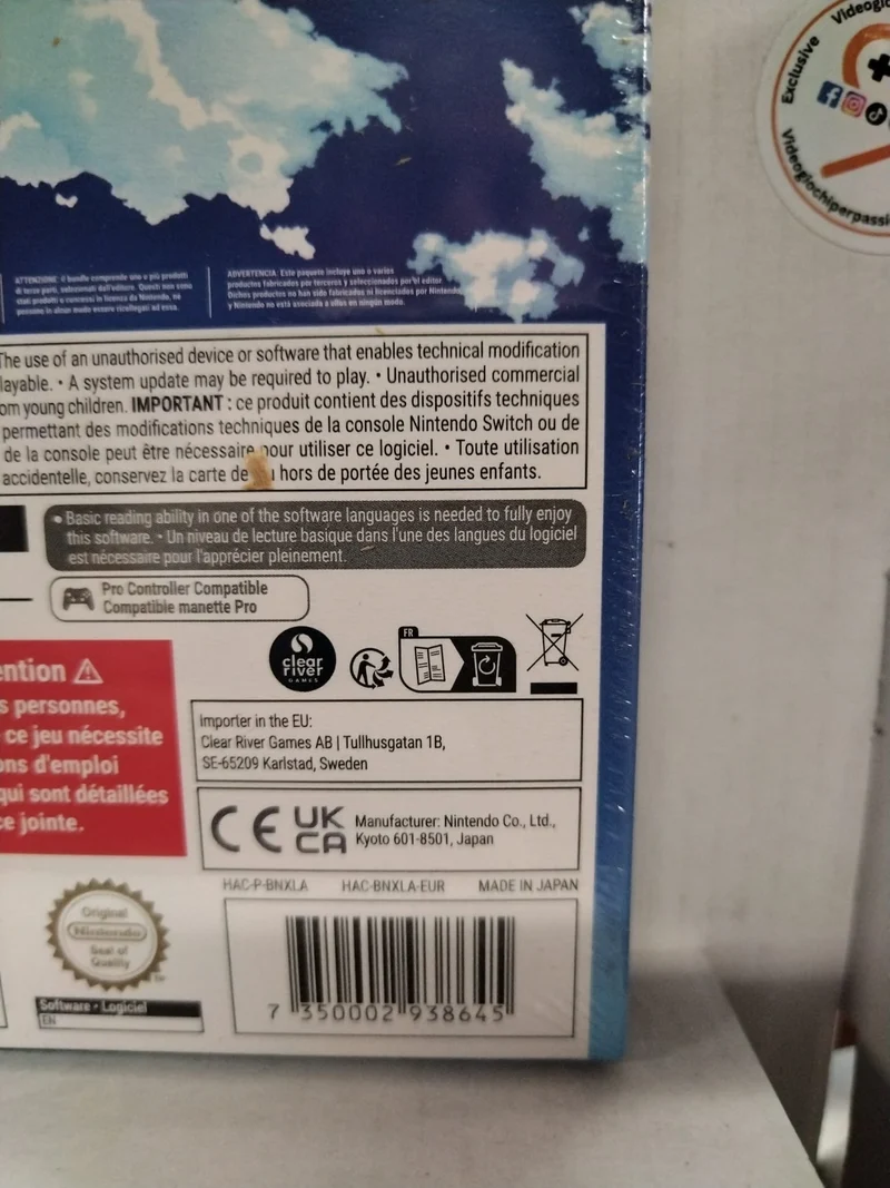 Trails in the Sky 1st Chapter Nintendo Switch SteelBook Edition - Edizione Europea