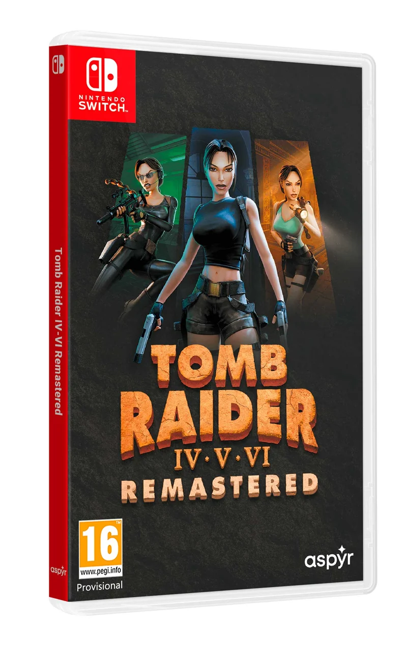 Tomb Raider 4- 5-6 Remastered Starring Lara Croft Nintendo Switch Edizione ITALIANA