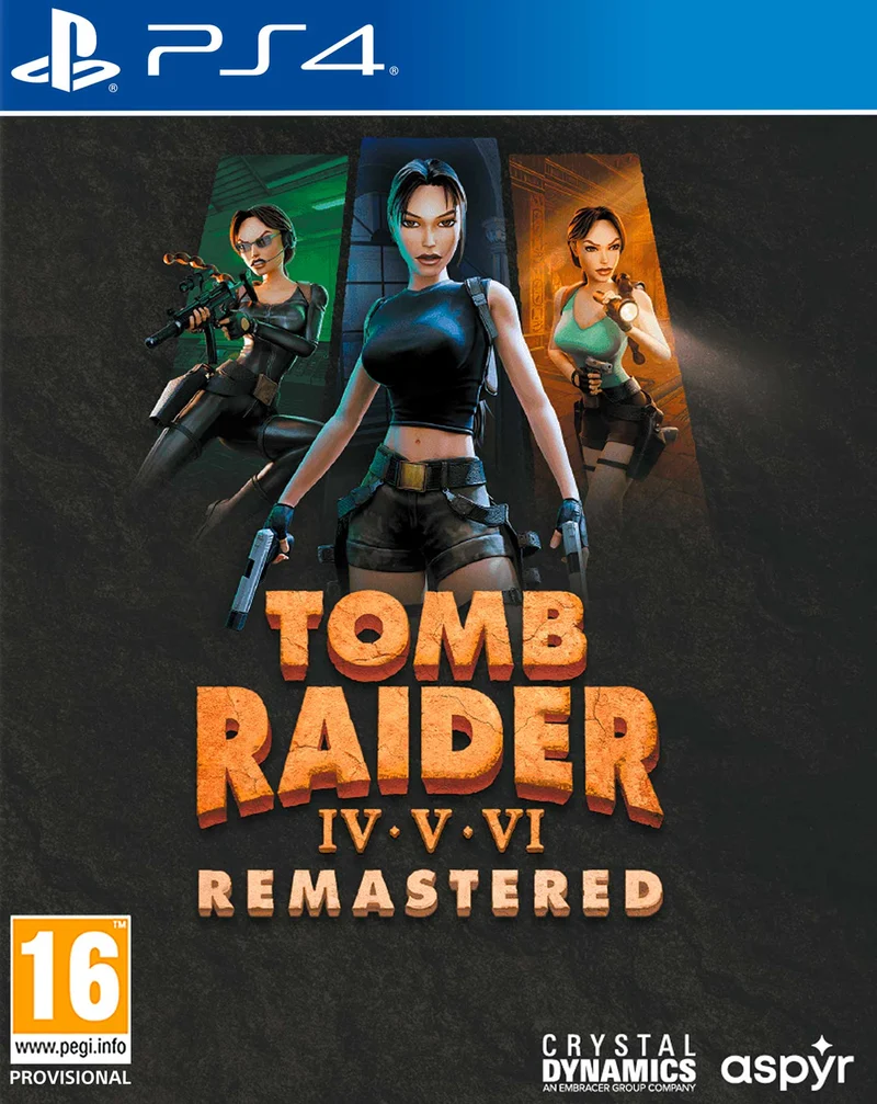 Tomb Raider 4-6 Remastered Starring Lara Croft Playstation 4 Edizione Europea