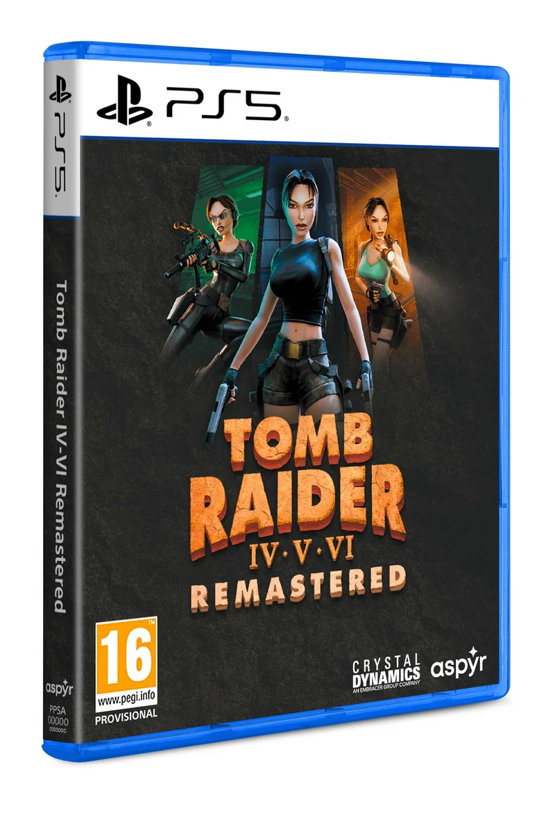 Tomb Raider 4-5-6 Remastered Starring Lara Croft Playstation 5 Edizione ITALIANA