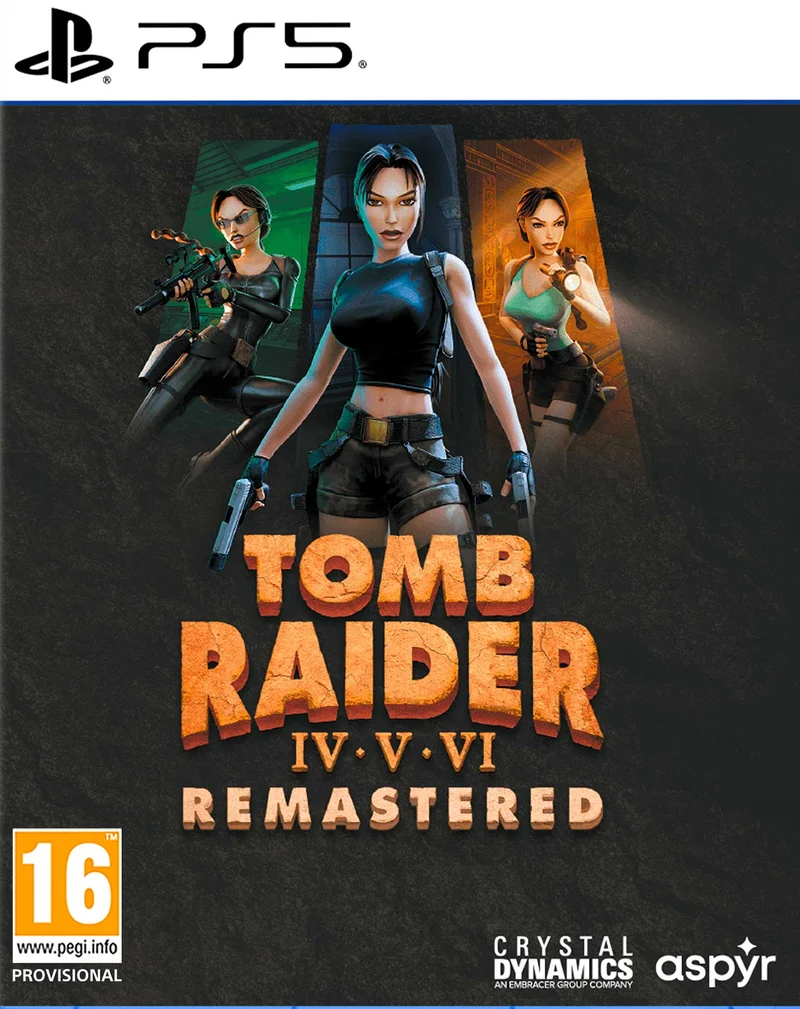 Tomb Raider 4-5-6 Remastered Starring Lara Croft Playstation 5 Edizione ITALIANA
