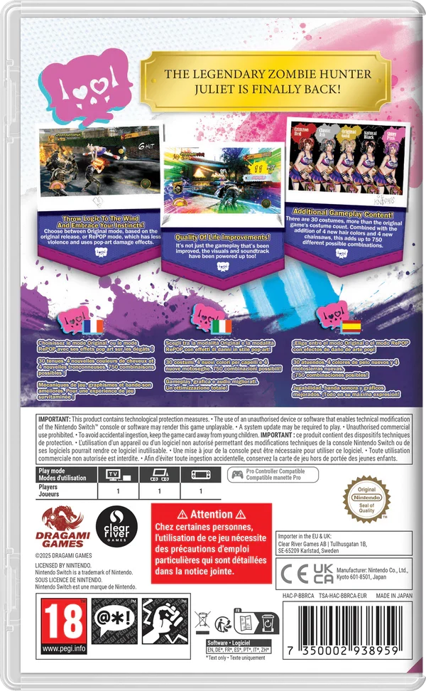 Lollipop Chainsaw RePOP Nintendo Switch Edizione Europea + Gadget Omaggio a Sorpresa