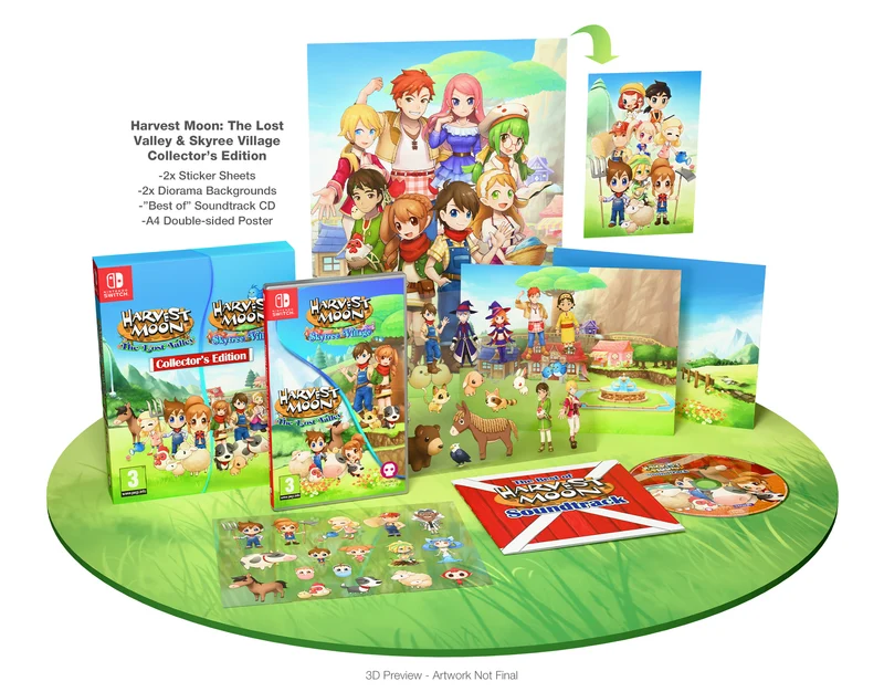 Harvest Moon: The Lost Valley & Skytree Village Double Pack Collector's Edition Nintendo Switch