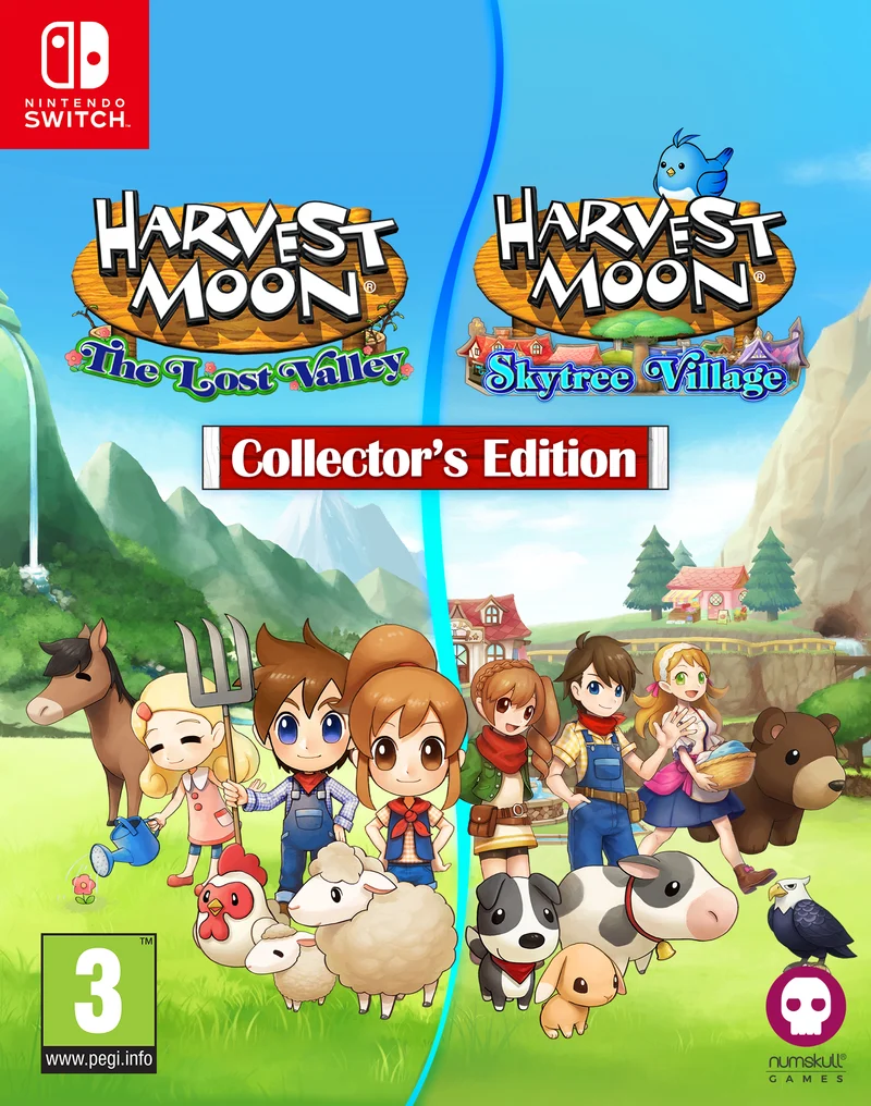 Harvest Moon: The Lost Valley & Skytree Village Double Pack Collector's Edition Nintendo Switch