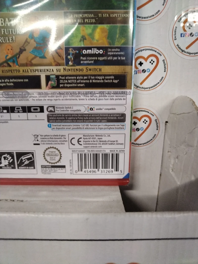 The Legend of Zelda: Breath of the Wild Nintendo Switch 2 Edizione Italiana