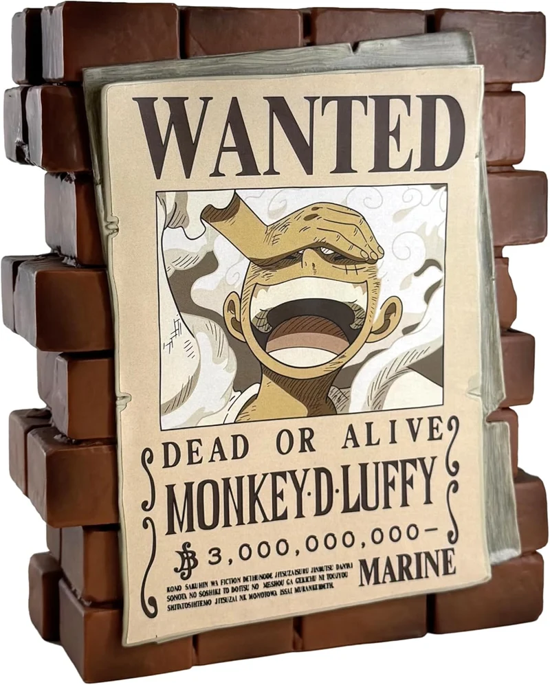 One Piece : Poster Wanted Luffy-Plastoy - Salvadanaio