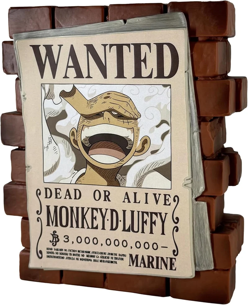 One Piece : Poster Wanted Luffy-Plastoy - Salvadanaio