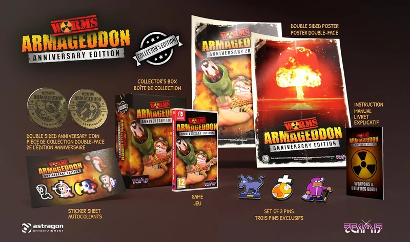 Worms Armageddon Anniversary Collector's Edition Nintendo Switch