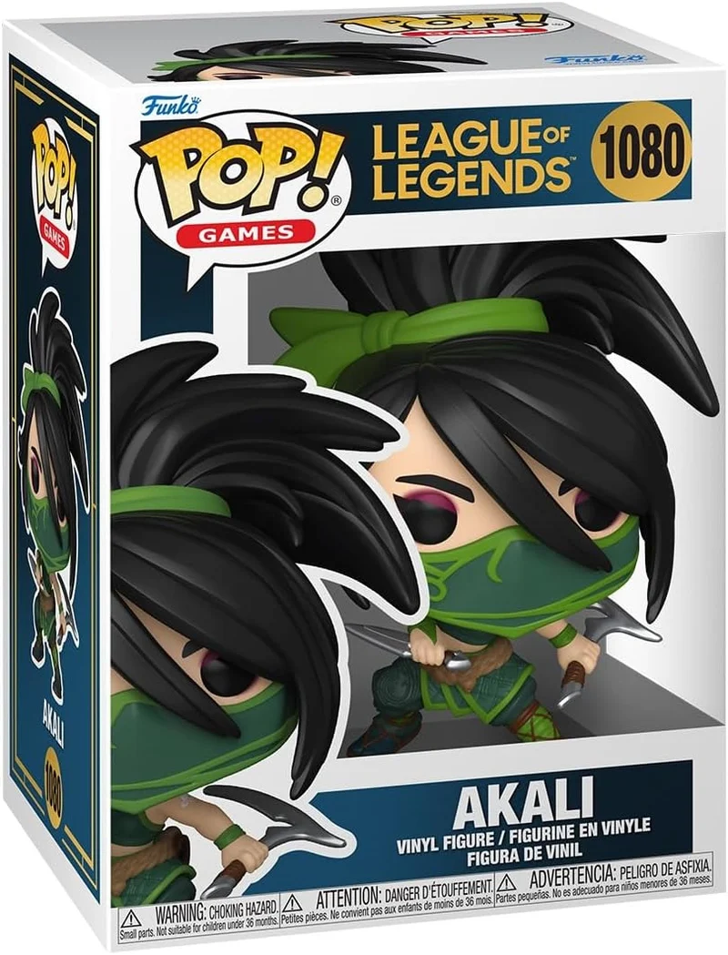 Funko Pop! Games: LoL - Akali - League Of Legends -1080