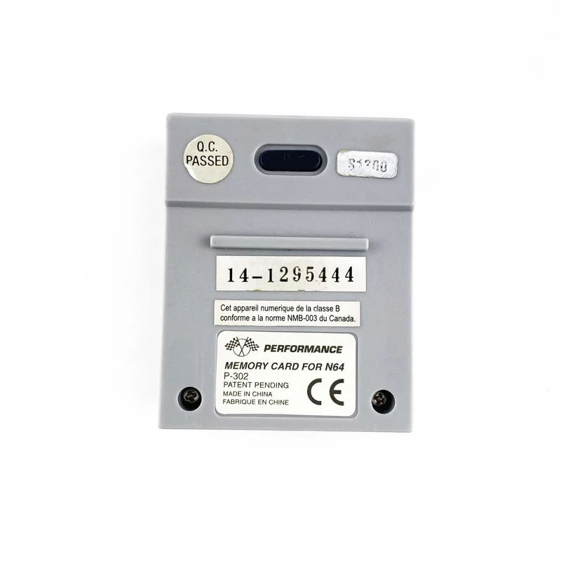 Nintendo N64 Performance Memory Card Tall