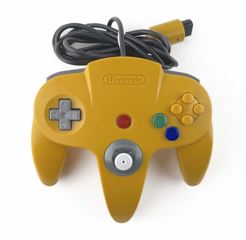 Nintendo N64 Yellow Official Controller