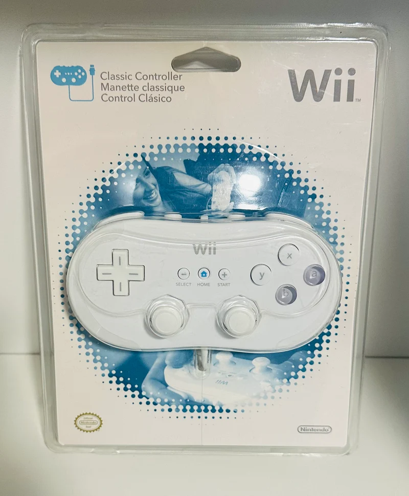 Nintendo Wii Classic Controller White (RVL-005)