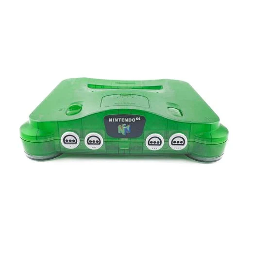 Nintendo N64 Funtastic Jungle Green Console Bundle (NUS-001)