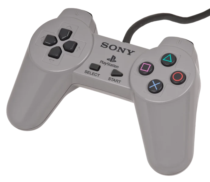 Sony PlayStation 1 PS1 Grey Controller (SCPH-1080)