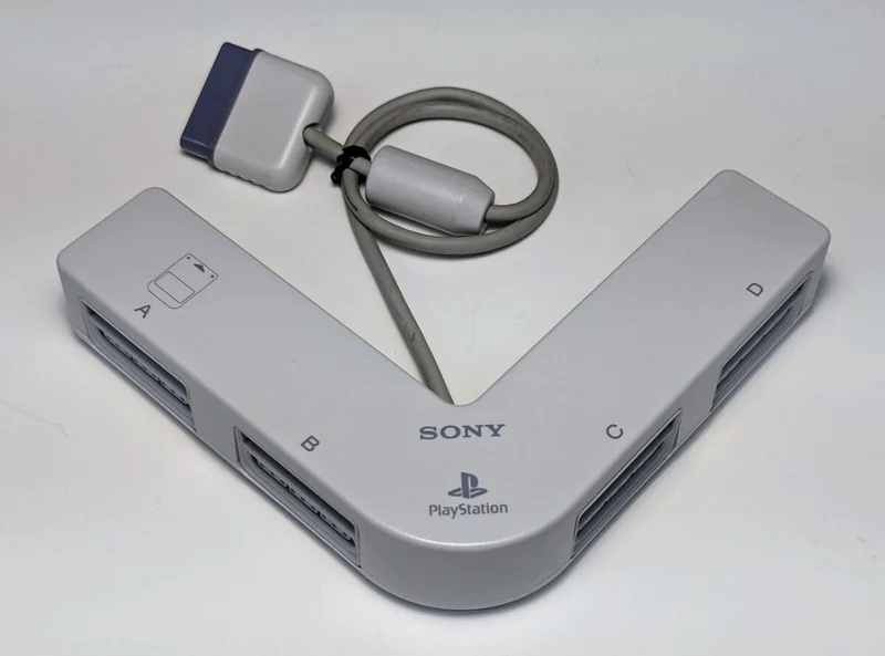 Sony PlayStation 1 PS1 MultiTap 4 Player Adapter