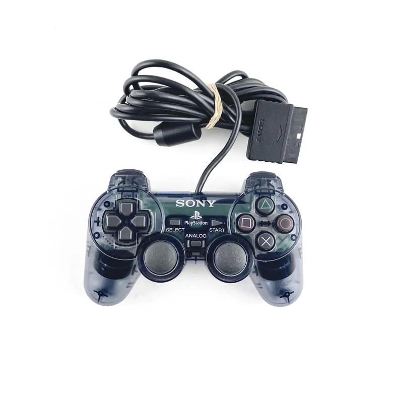 Sony PlayStation 2 PS2 DualShock 2 Clear Smoke Grey Controller