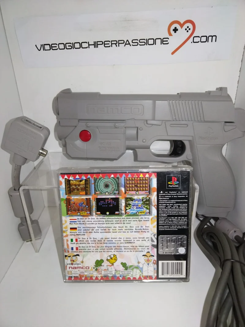 POINT BLANK 3 PLAYSTATION 1 + PISTOLA G-CON 45 (usato garantito)
