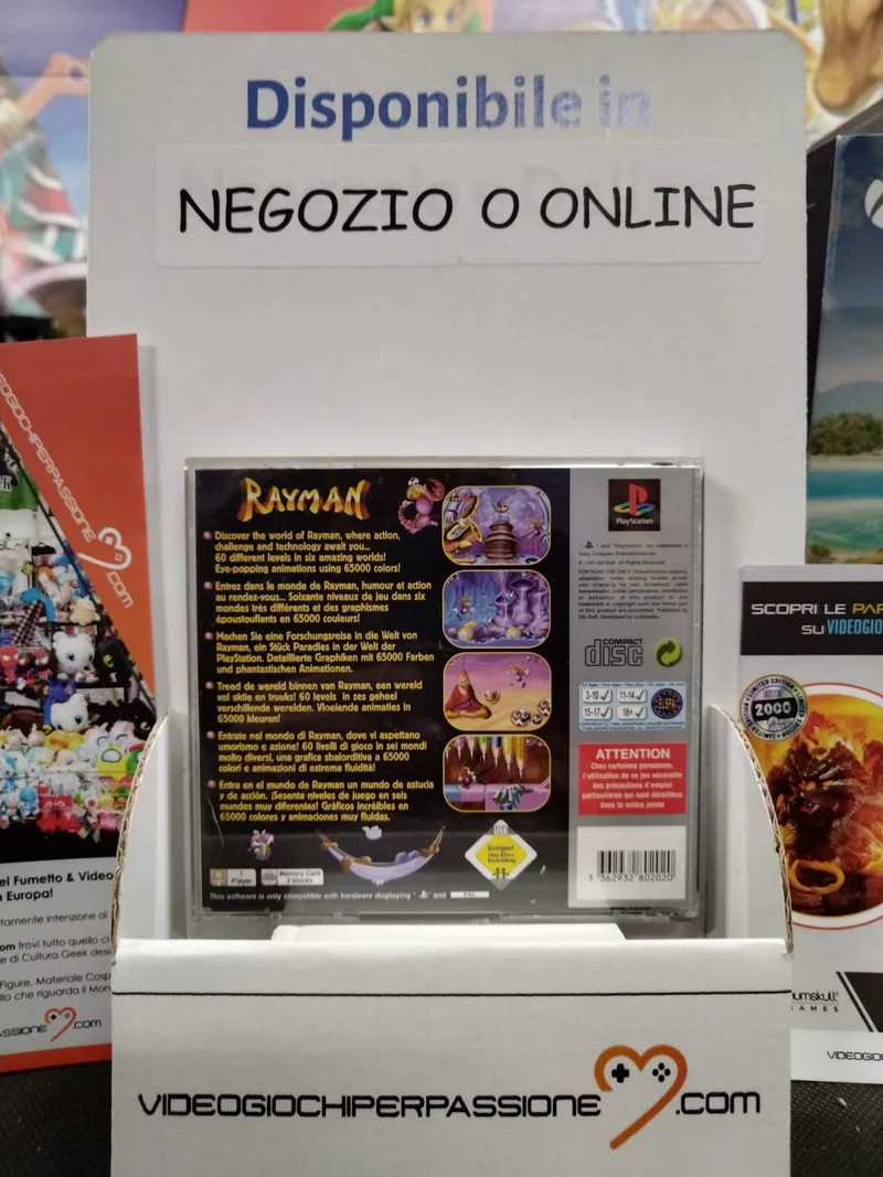 RAYMAN PLAYSTATION 1 (usato garantito)