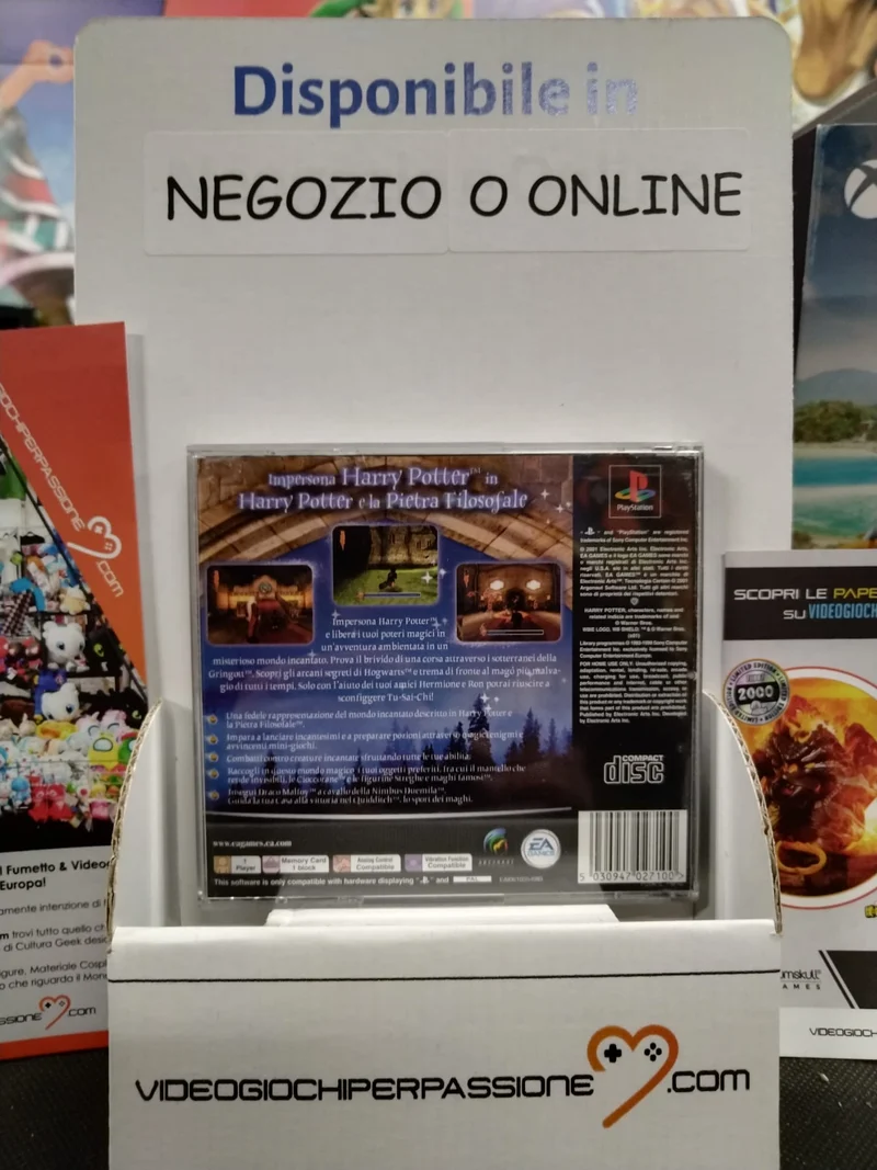 HARRY POTTER E LA PIETRA FILOSOFALE PS1 (usato garantito)(versione italiana)