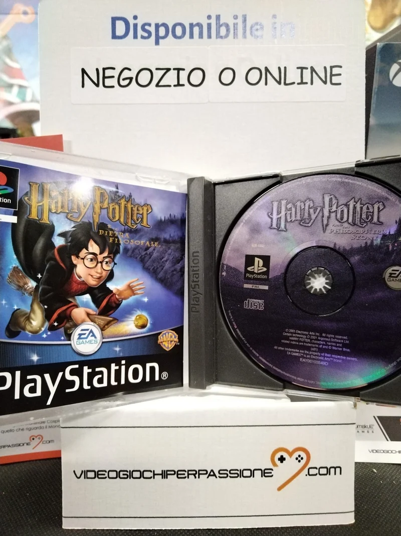 HARRY POTTER E LA PIETRA FILOSOFALE PS1 (usato garantito)(versione italiana)