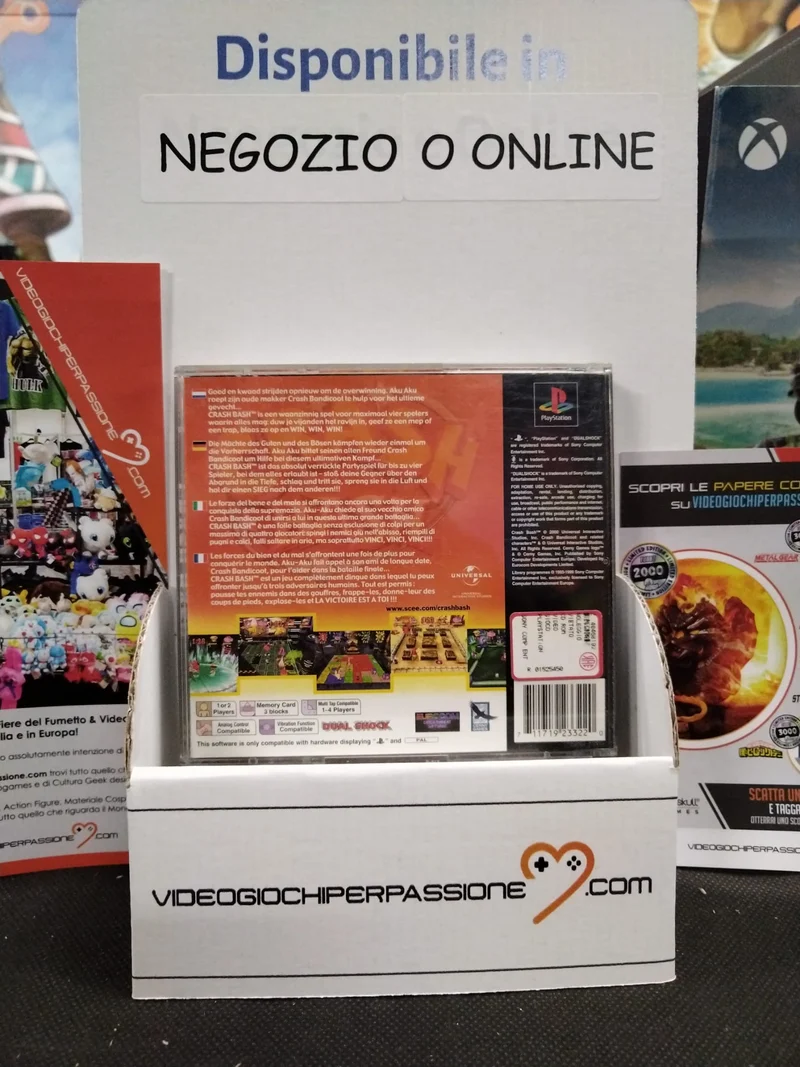 CRASH BASH PLAYSTATION 1 (versione europea)(usato garantito)