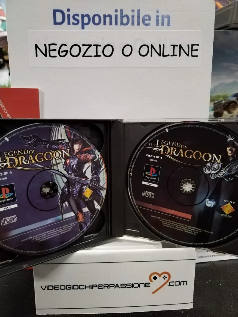 THE LEGEND OF DRAGOON PLAYSTATION 1 (versione italiana)(usato garantito)(manca il manuale)