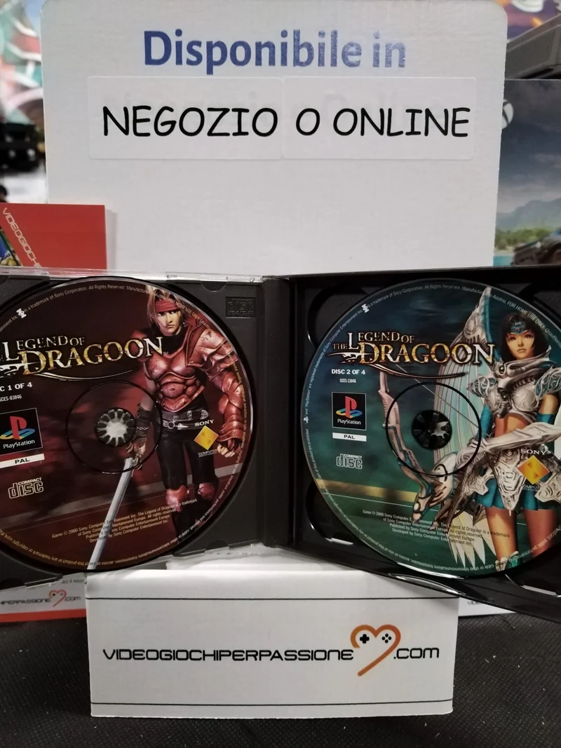 THE LEGEND OF DRAGOON PLAYSTATION 1 (versione italiana)(usato garantito)(manca il manuale)