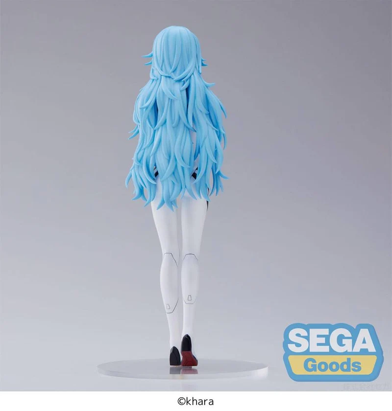 Evangelion: 3.0+1.0 Thrice Upon a Time SPM Rei Ayanami Long Hair Ver. 21 cm