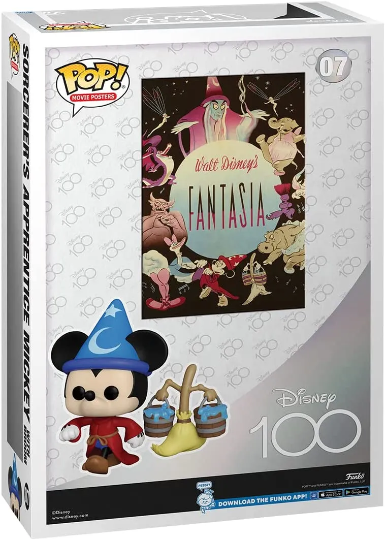 Funko Pop! Locandina film: Disney - Fantasia, l'apprendista stregone Topolino