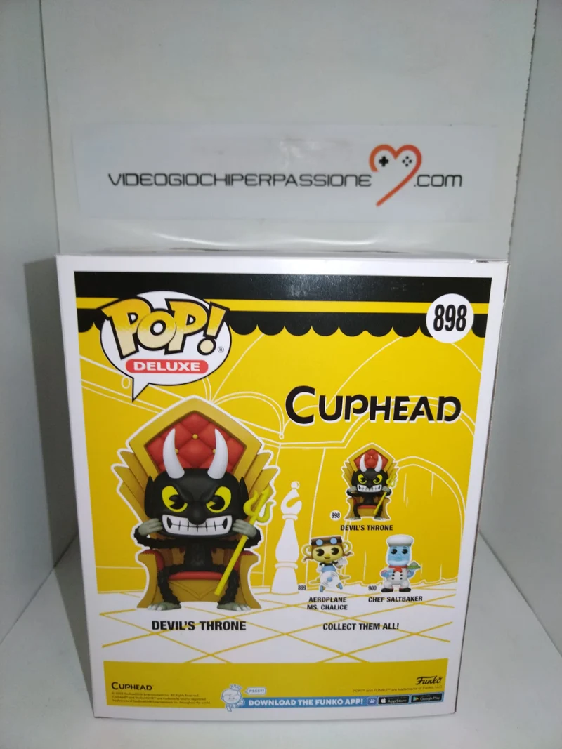 Cuphead POP! Deluxe Devil in Chair 9 cm
