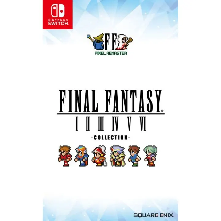 Final Fantasy Pixel Remaster (contiene FF 1,2,3,4,5 E 6) Nintendo Switch Edizione Asiatica