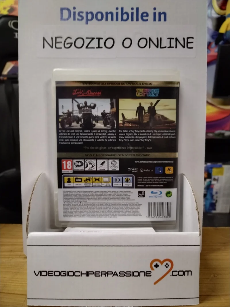 GTA : EPISODES FROM LIBERTY CITY PS3 (usato garantito)(versione italiana)