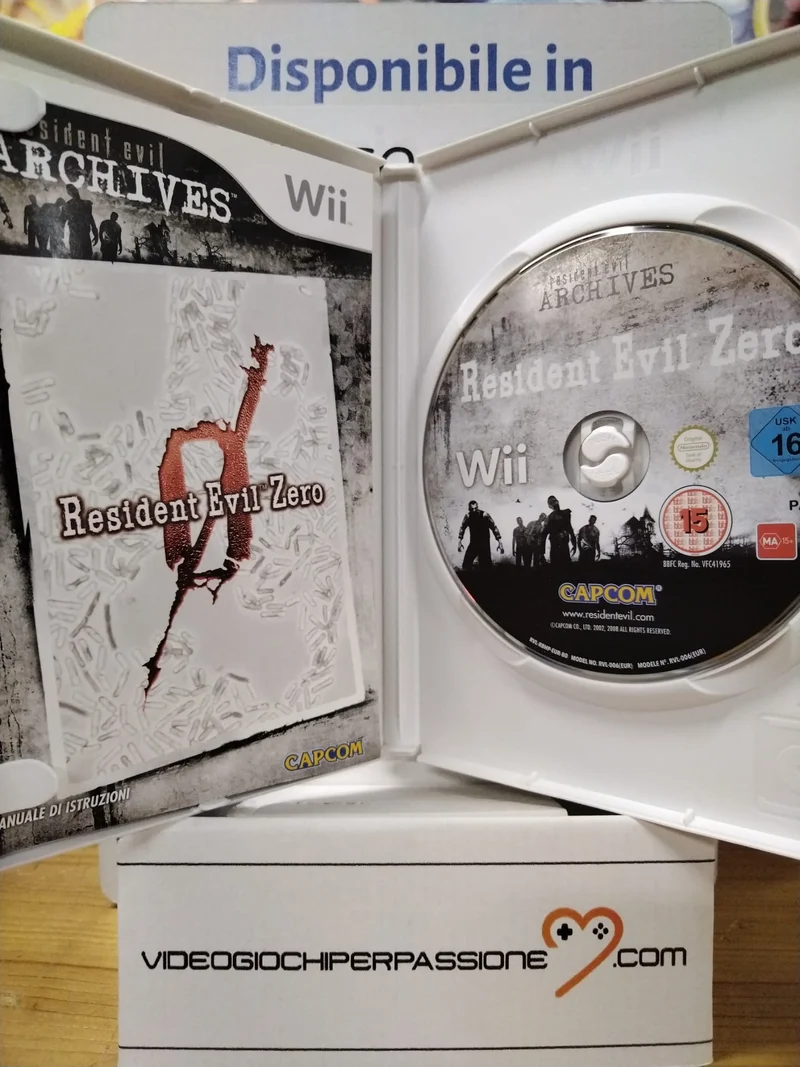 RESIDENT EVIL ZERO NINTENDO WII (usato garantito)(versione italiana)