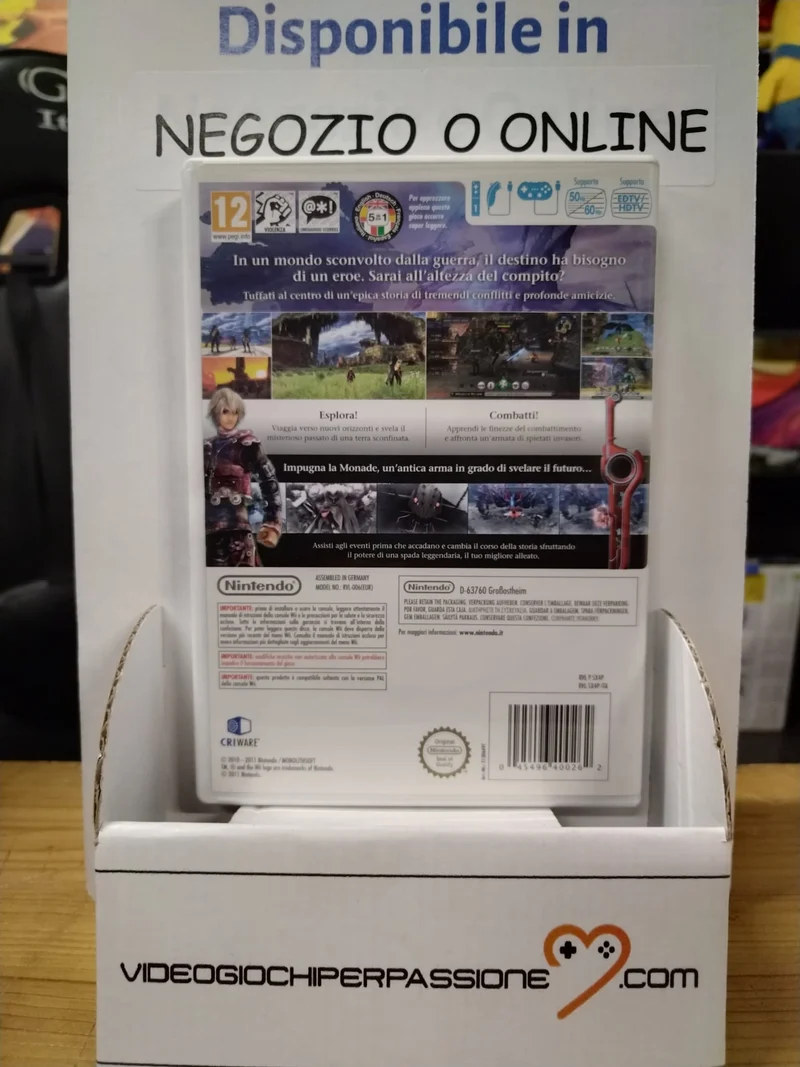 XENOBLADE CHRONICLES NINTENDO WII (usato garantito)(versione italiana)