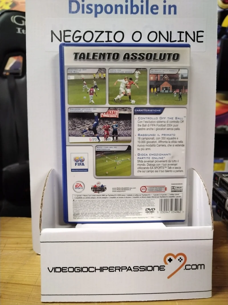 FIFA FOOTBALL 2004 PS2 (usato garantito)(versione italiana)