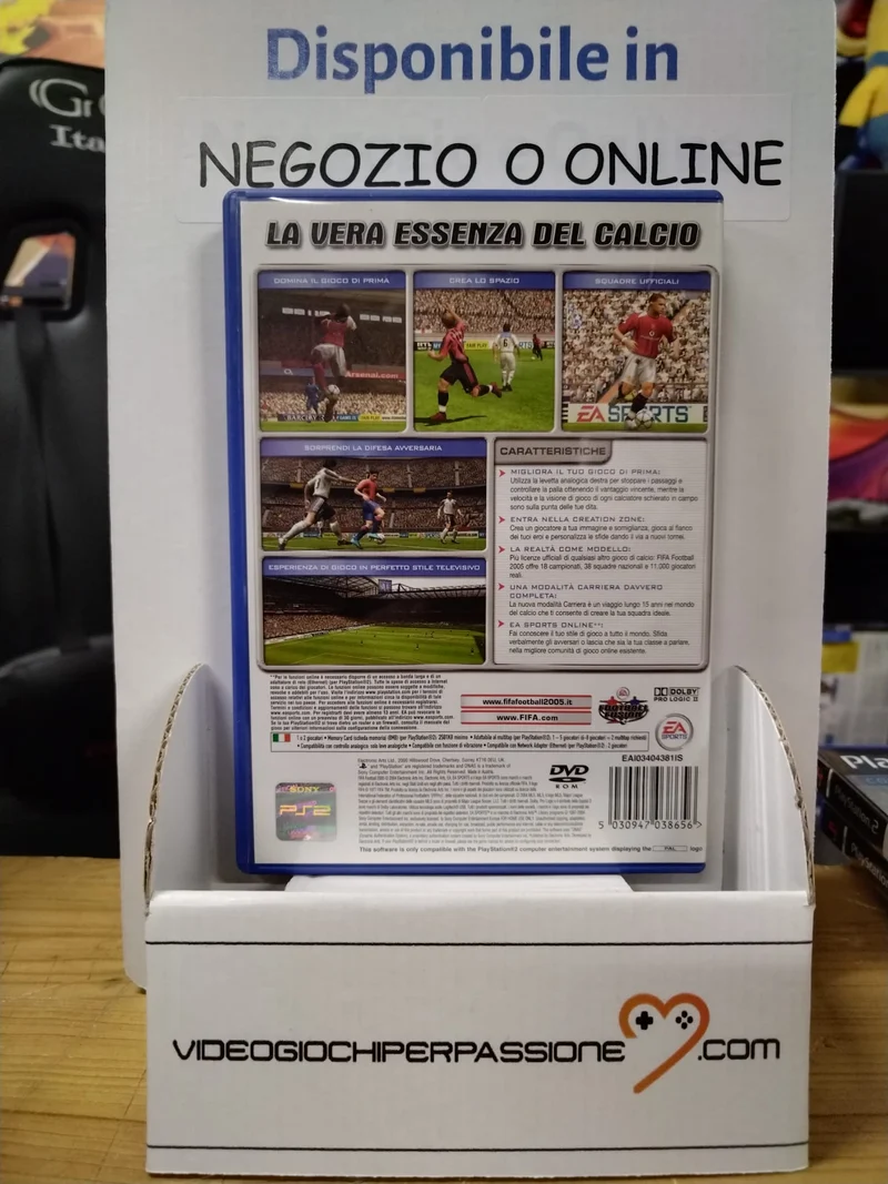FIFA FOOTBALL 2005 PS2 (usato garantito)(versione italiana)