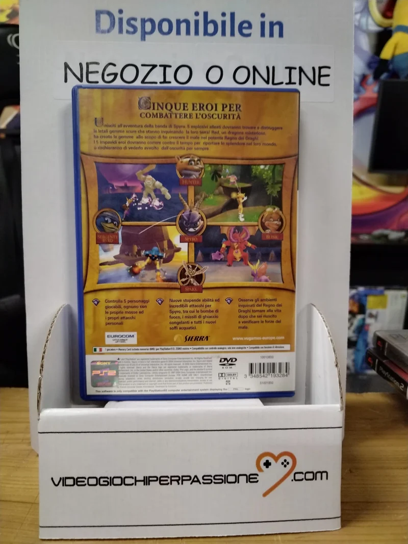 SPYRO : A HERO'S TAIL PS2 (usato garantito)(versione italiana)