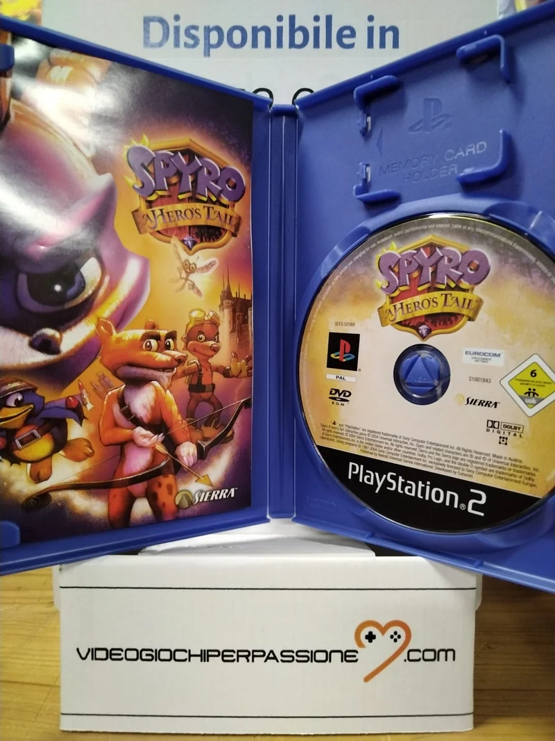 SPYRO : A HERO'S TAIL PS2 (usato garantito)(versione italiana)